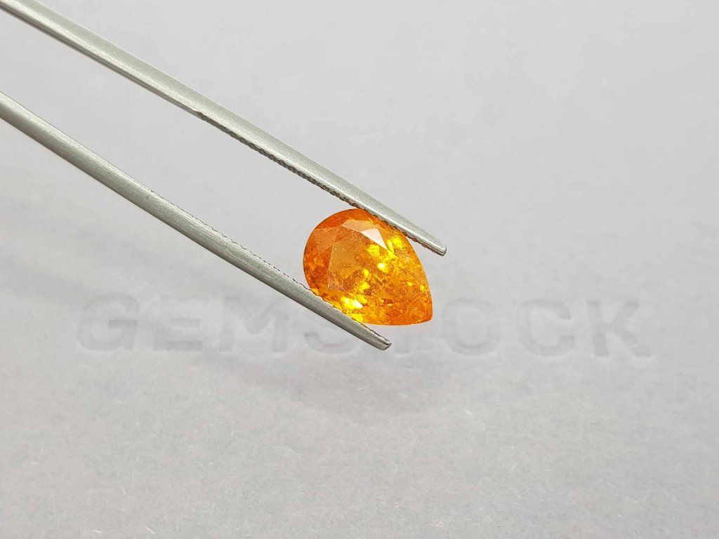Pear cut Fanta Spessartine 3.61 ct, Nigeria, GFCO Image №4