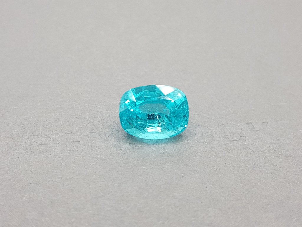 Intense neon blue paraiba 8.64 ct Image №2