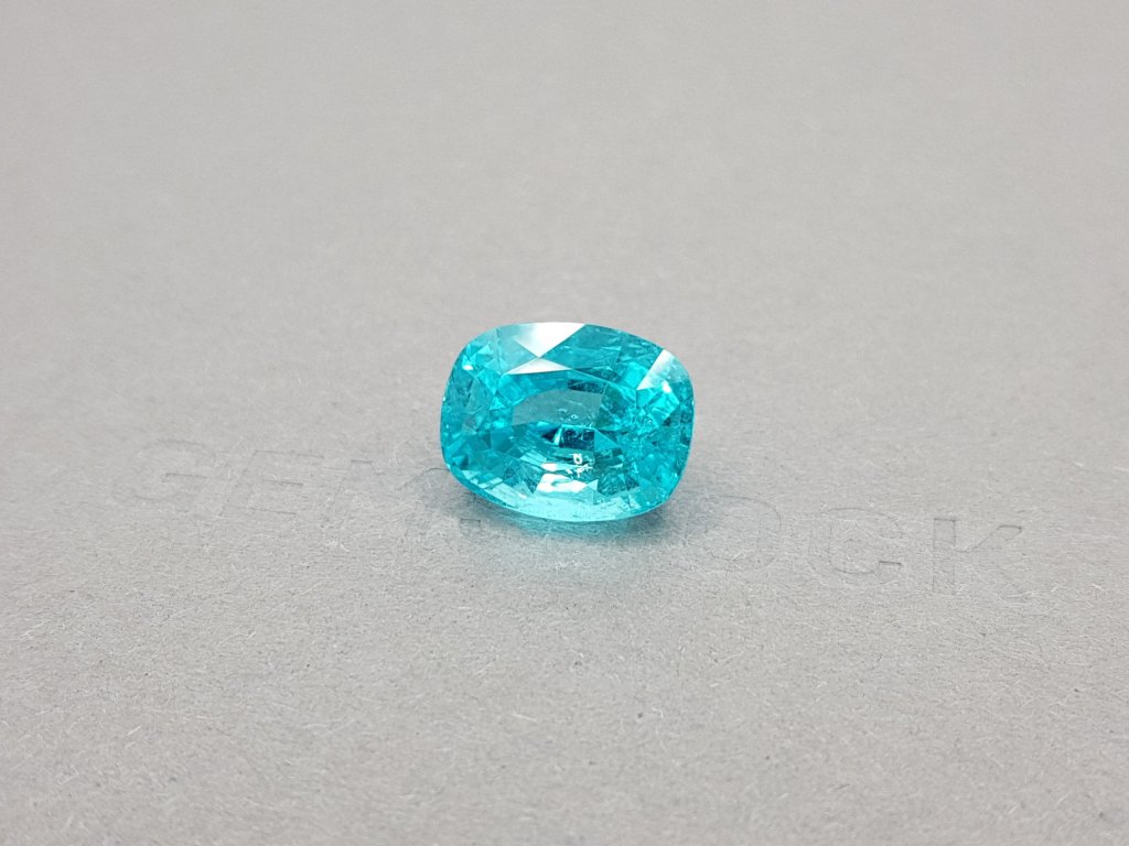 Intense neon blue paraiba 8.64 ct Image №3