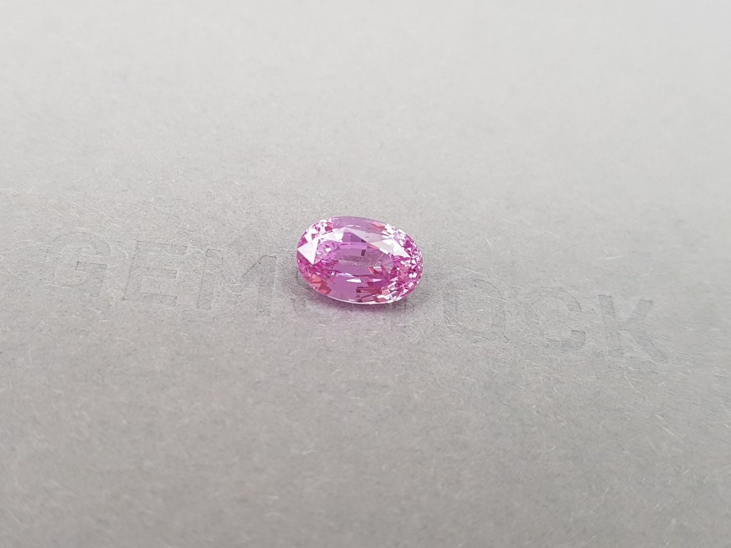 Oval cut Padparadscha sapphire 3.45 ct, Sri Lanka Image №4