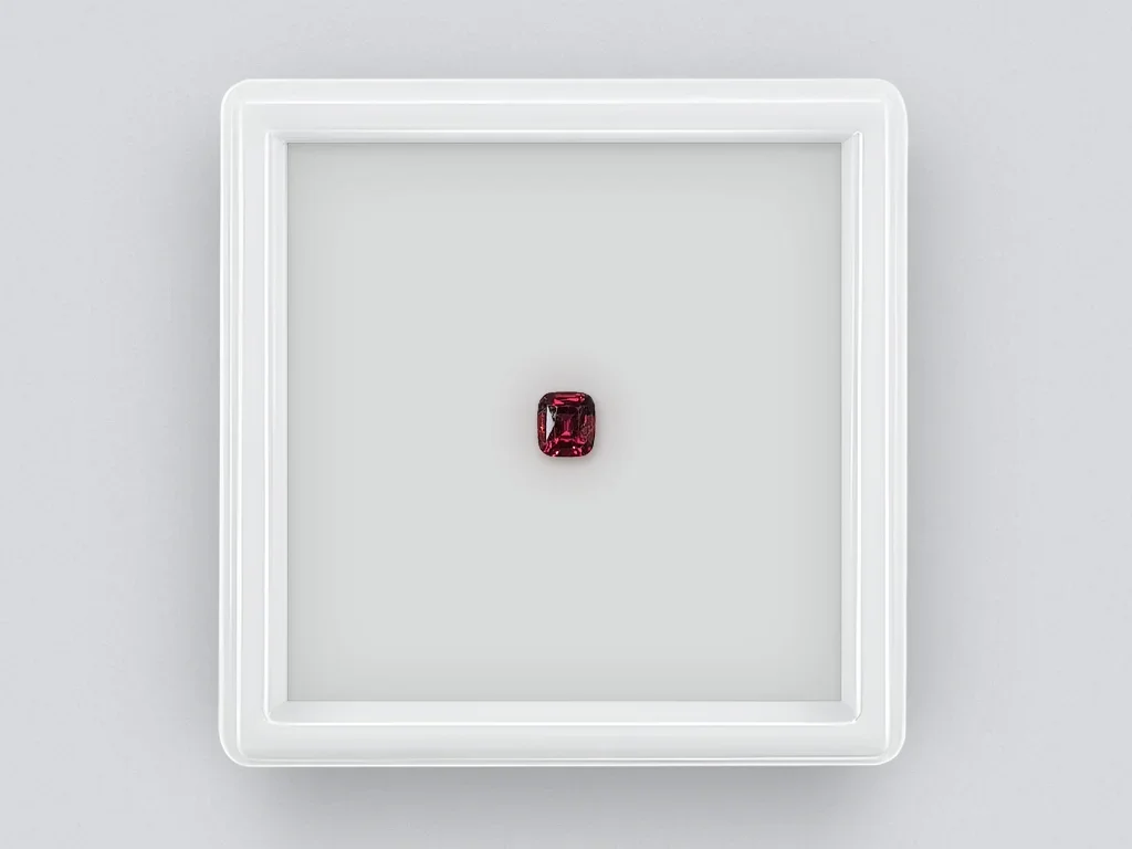 Red Spinel Cushion Cut 0.26ct Burma Image №1