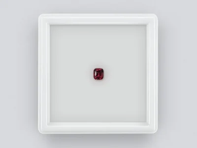 Red Spinel Cushion Cut 0.26ct Burma photo