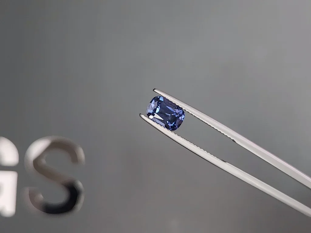 Blue spinel in cushion cut 1.75 carats Image №3