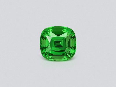 Neon Green tsavorite garnet in cushion cut 1.54 carats, Tanzania photo