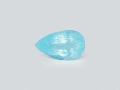 Neon blue tourmaline Paraiba in pear cut 7.14 carats, Mozambique photo