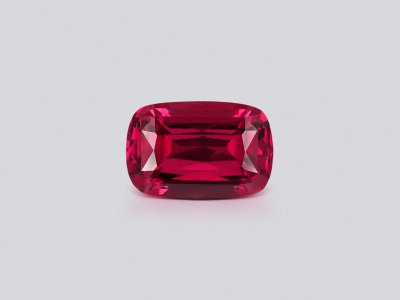 Spinel Mahenge Vibrant pink red cushion cut 3.89 carats, Tanzania photo