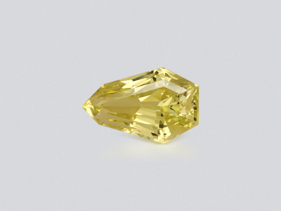 Yellow green chrysoberyl fancy cut 1.49 carats, Sri Lanka photo