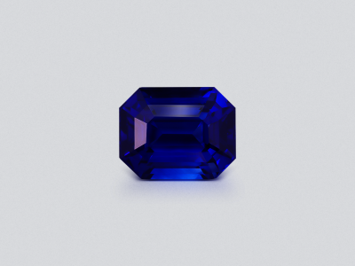 Sapphire Royal Blue octagon cut 5.97carats, Sri Lanka  photo