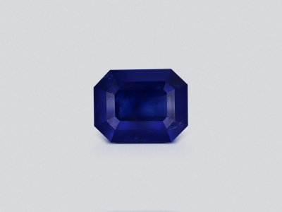 Sapphire Cornflower Blue octagon cut 2.76 carats, Sri Lanka photo