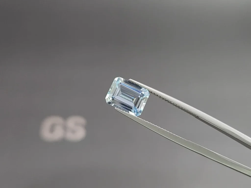 Aquamarine octagon cut 2.57 carats, Madagascar  Image №3