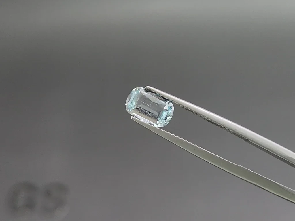Set of aquamarines  cushion cut  2.74 carats, Madagascar Image №3
