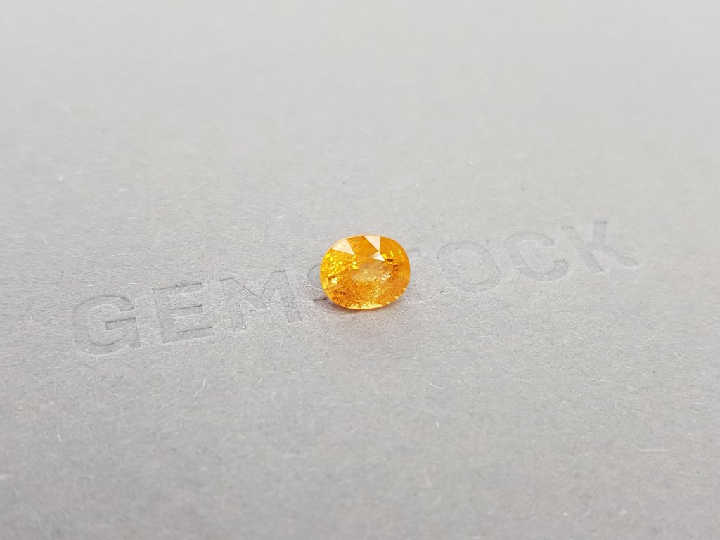 Spessartine Fanta color oval cut 2.14 ct, Nigeria, GFCO Image №3
