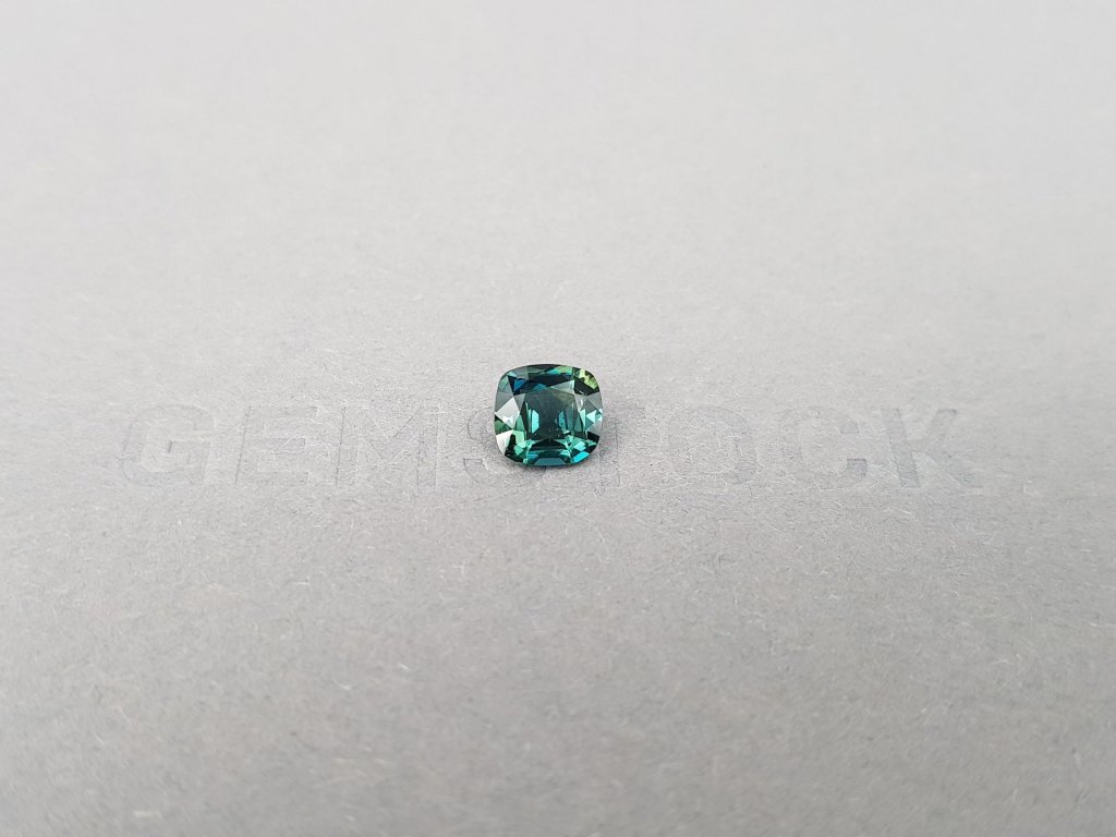 Teal sapphire from Madagascar in cushion cut  1.15 ct, untreated Image №2