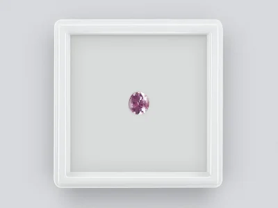 Unheated oval cut pink sapphire 1.00 ct, Madagascar photo