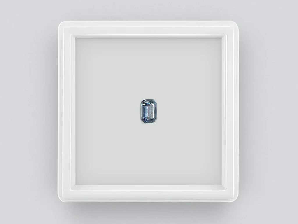 Bluish gray octagon cut spinel 0.53 ct Image №1
