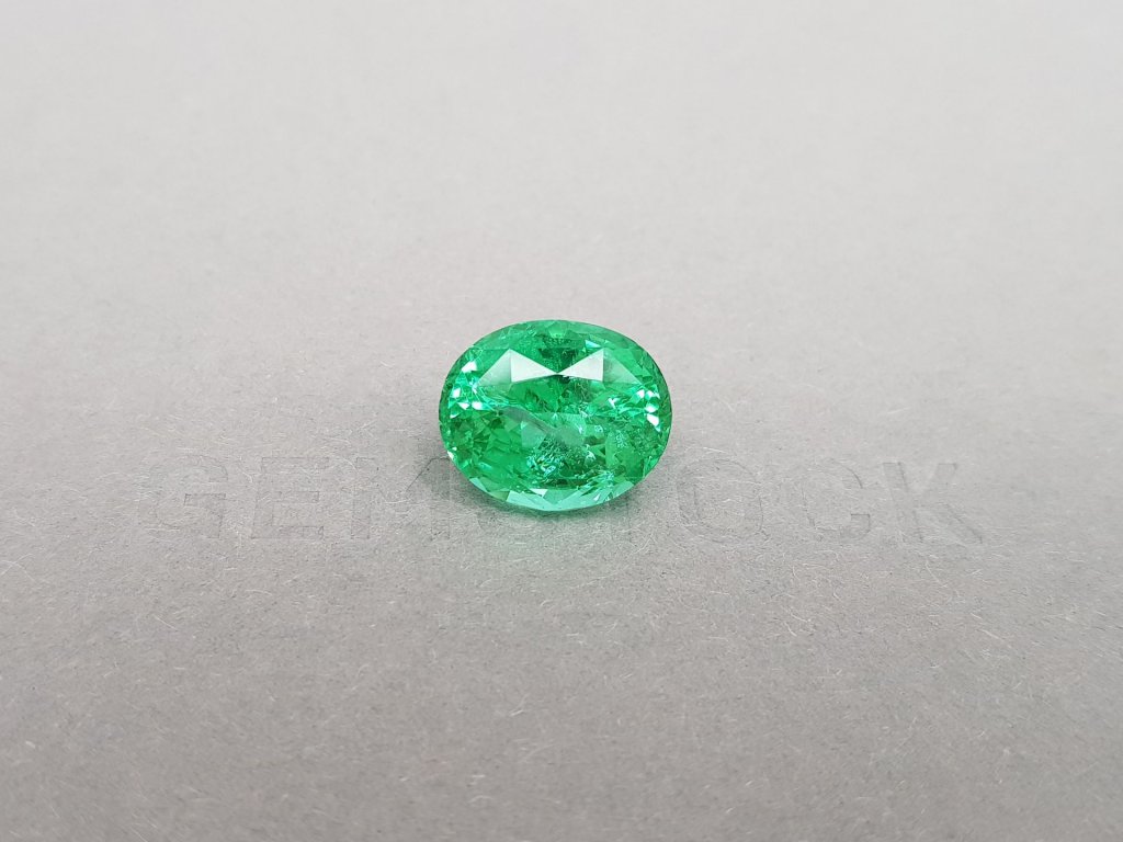 Neon green Paraiba tourmaline 9.10 ct, Mozambique Image №2
