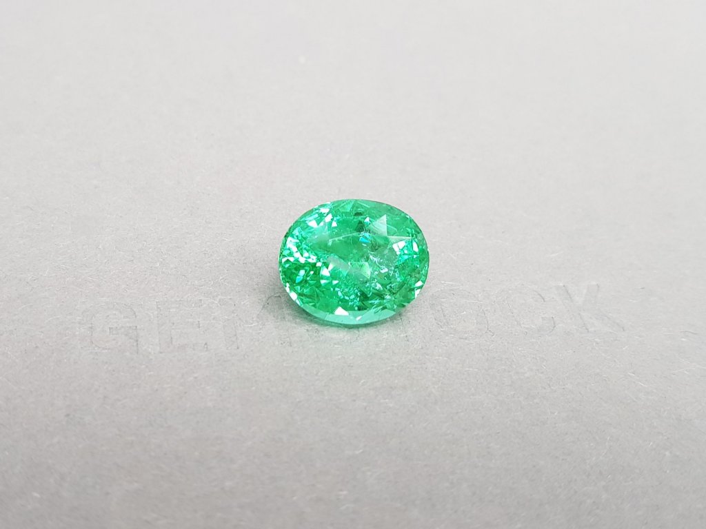 Neon green Paraiba tourmaline 9.10 ct, Mozambique Image №3