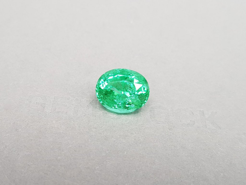 Neon green Paraiba tourmaline 9.10 ct, Mozambique Image №4
