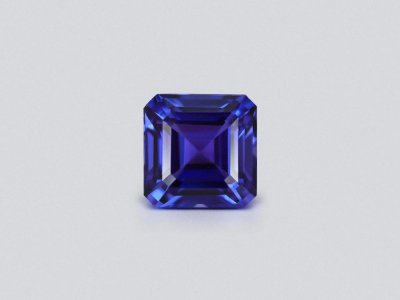 Intense blue asscher cut tanzanite 11.53 carats, Tanzania photo