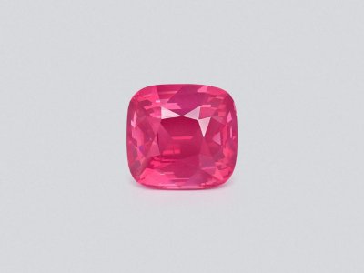 Vivid pink Mahenge shinel in cushion cut 3.53 carats, Tanzania photo