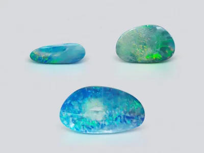 Set of opals (doublet) 16.27 carats, Australia photo