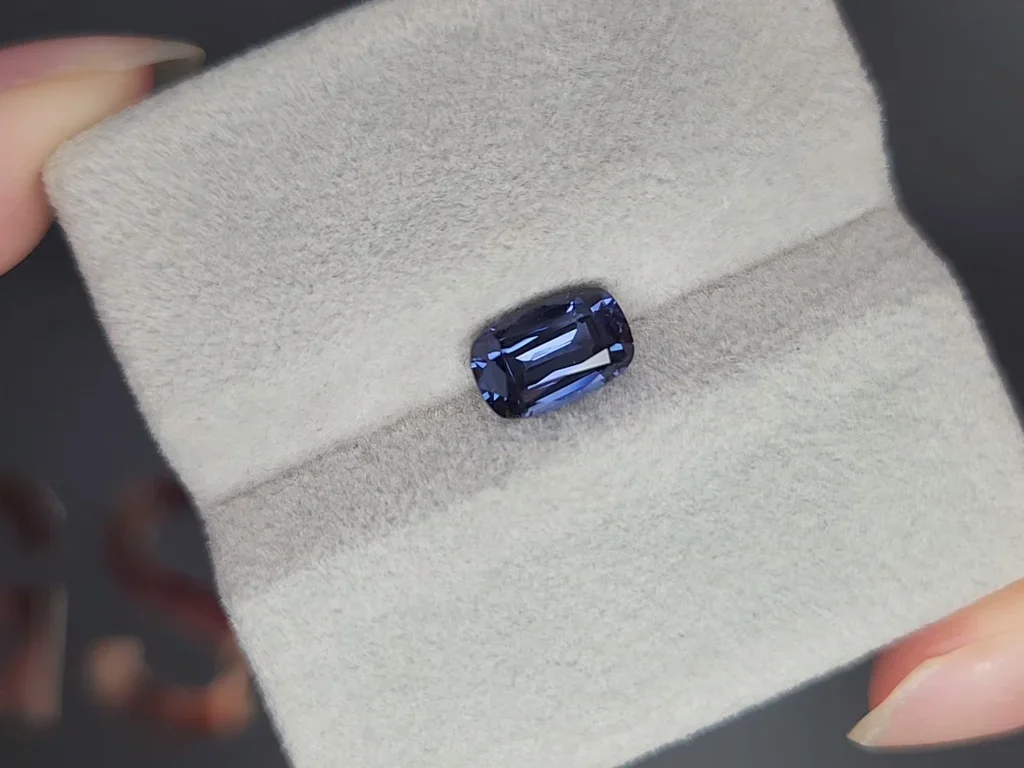Blue spinel in cushion cut 1.63 carats Image №4
