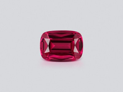 Spinel Mahenge Vibrant pink red cushion cut 2.75 carats, Tanzania   photo