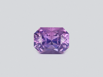 Unheated purple sapphire radiant cut 4.61carats, Sri Lanka photo