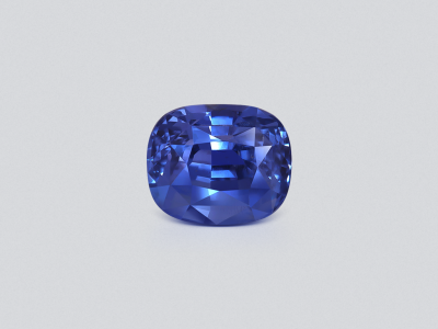 Unheated sapphire Cornflower Blue cushion cut 3.48 carats, Sri Lanka photo