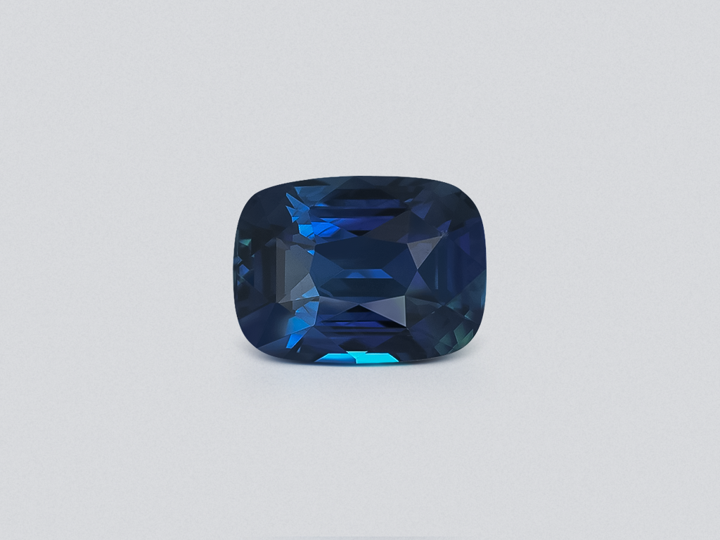Unheated sapphire Teal cushion cut 14.09 carats, Sri Lanka (GRS) Image №1