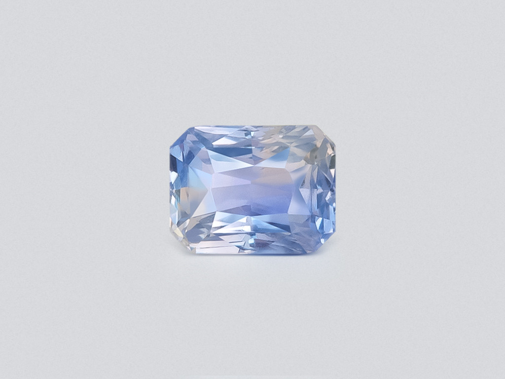 Unheated sapphire Bi-color radiant cut 1.14 carats, Madagascar Image №1
