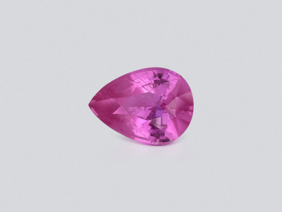 Unheated pink sapphire pear cut 2.02 carats, Madagascar photo