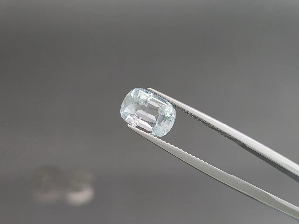 Set of aquamarines cushion cut 5.95 carats, Madagascar Image №3