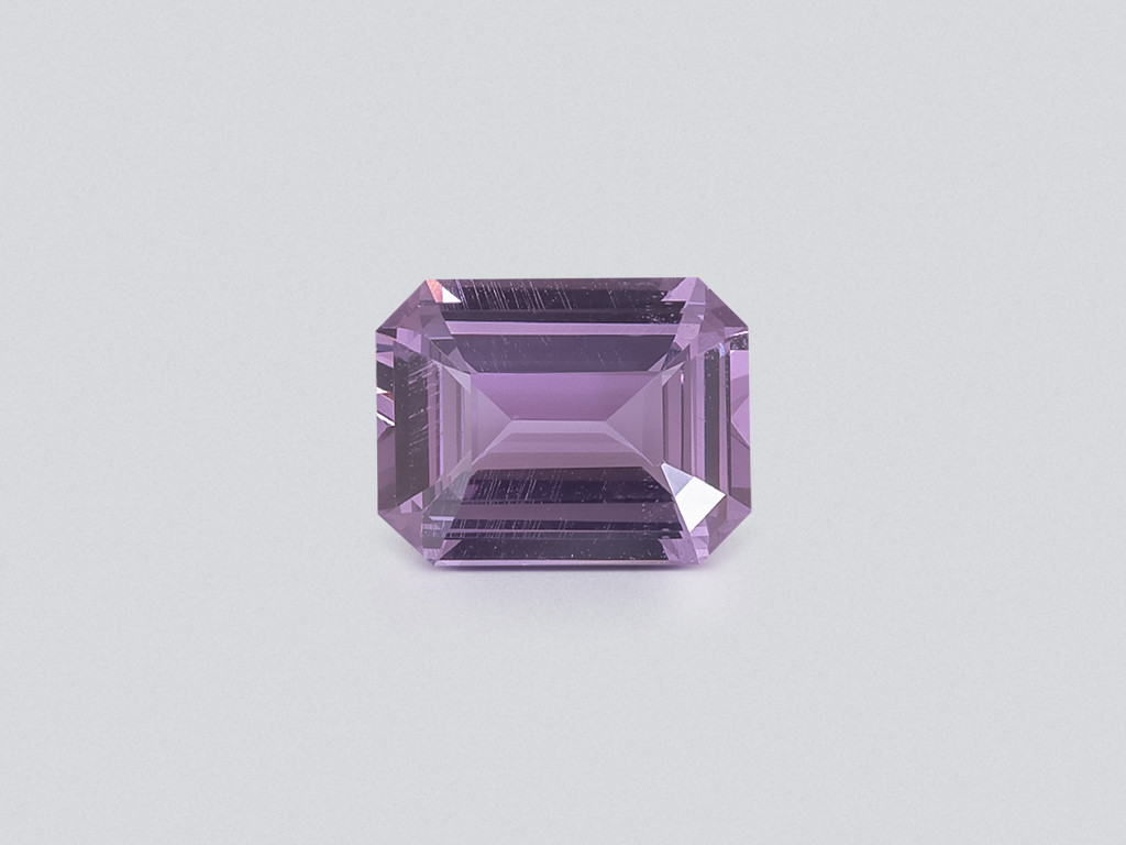 Purple spinel octagon cut 3.65 carats, Tanzania Image №1