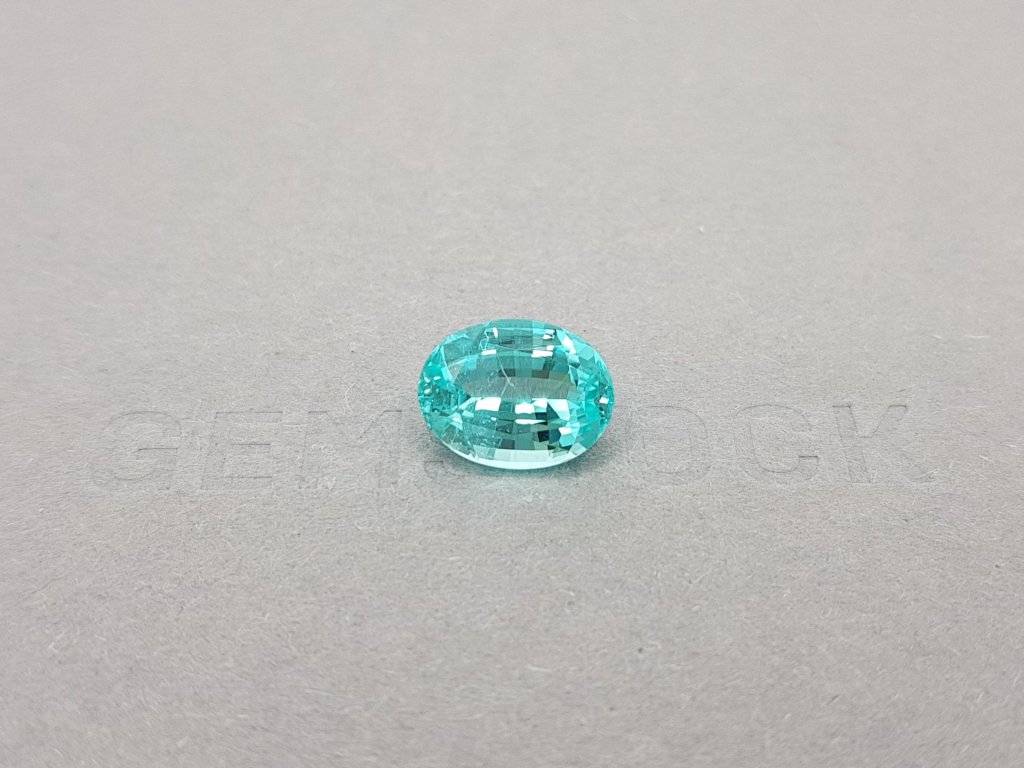 Pure Paraiba blue tourmaline from Mozambique 3.99 ct Image №1