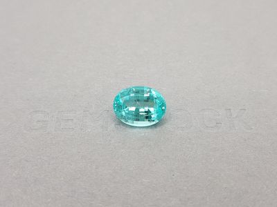 Pure Paraiba blue tourmaline from Mozambique 3.99 ct photo
