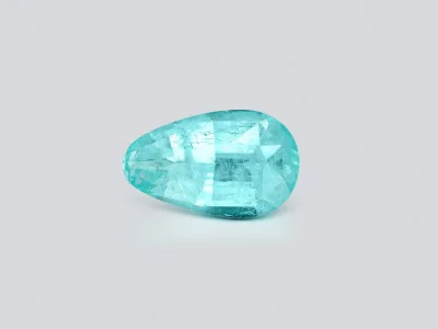 Neon Paraiba pear cut 2.40 carats, Mozambique photo