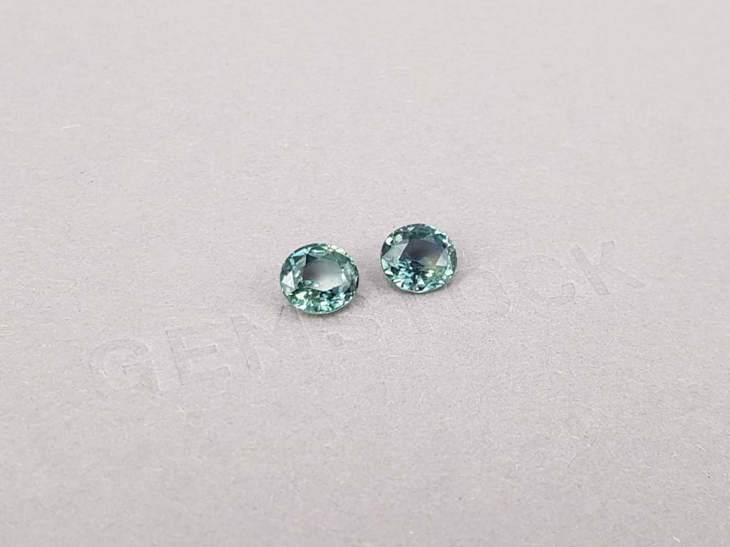 Pair of unheated sapphires 3.15 ct oval cut, Madagascar Image №2