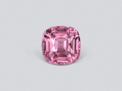 Pinkish-purple cushion-cut spinel from Tajikistan 1.46 carats photo