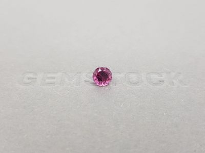 Rhodolite garnet, circle cut, 1.03 carats, Sri Lanka photo