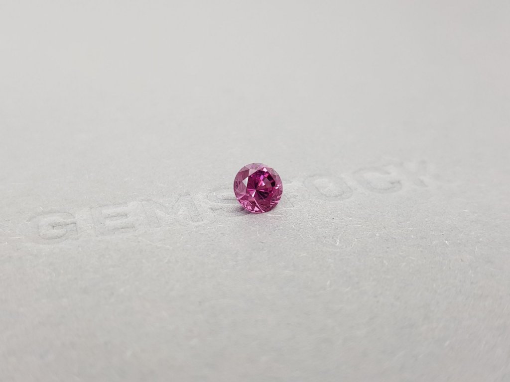 Rhodolite garnet, circle cut, 1.03 carats, Sri Lanka Image №2
