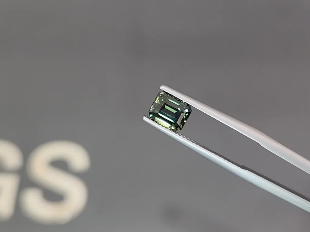 Unheated sapphireTeal octagon 2.07carats, Sri Lanka Image №3