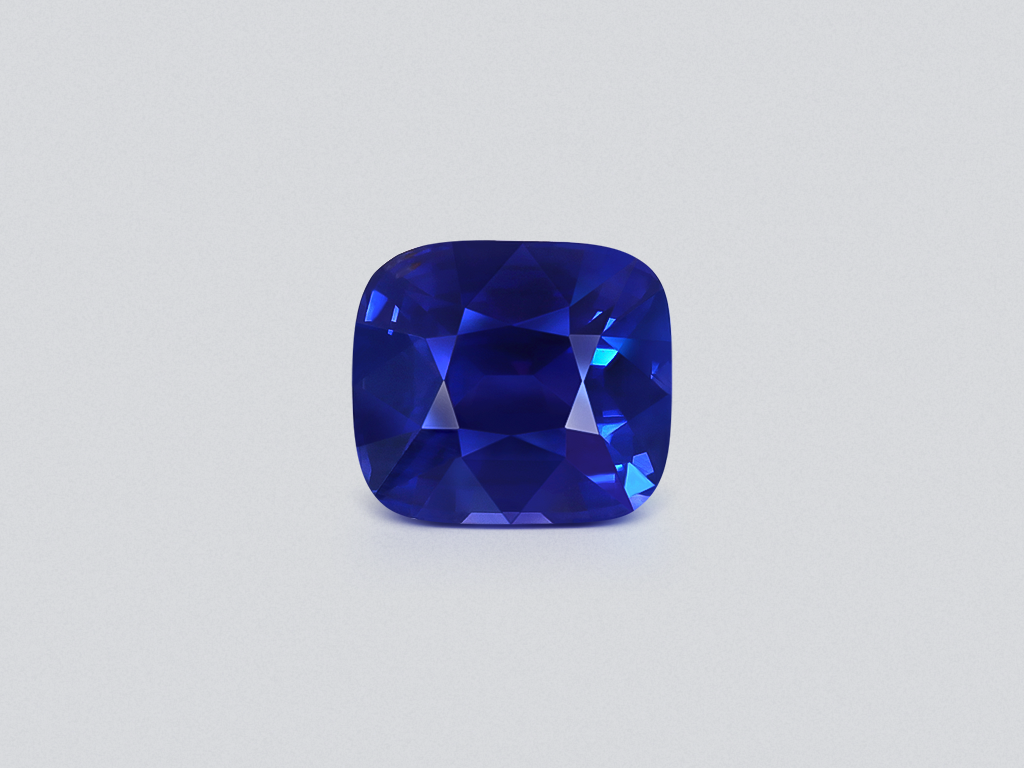Unheated sapphire Royal Blue cushion cut 1.07 carats, Sri Lanka Image №1