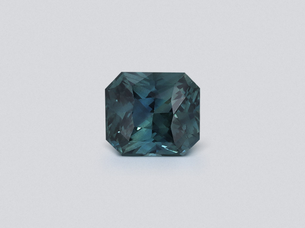 Unheated sapphire Teal radiant cut 3.02 carats, Sri Lanka Image №1
