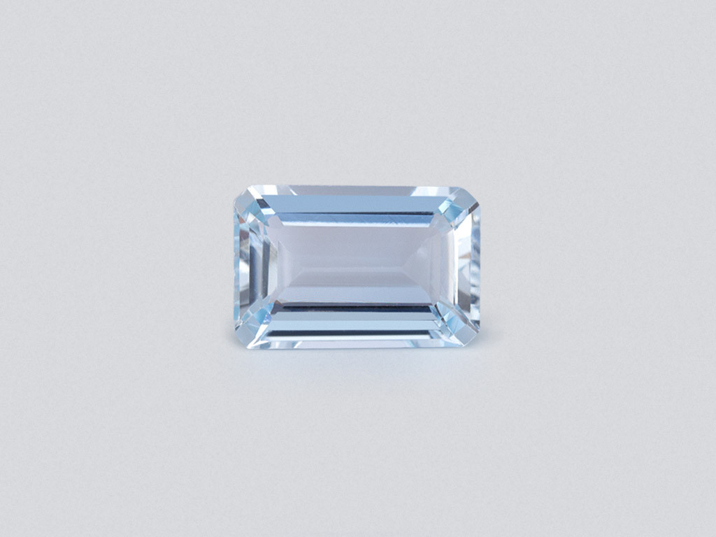 Aquamarine octagon cut  4.00 carats, Madagascar  Image №1