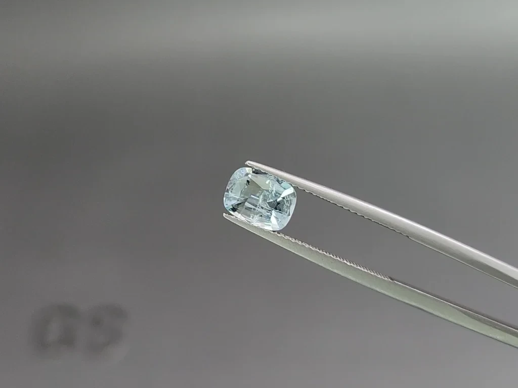Set of aquamarines cushion cut 2.56 carats, Madagascar Image №3