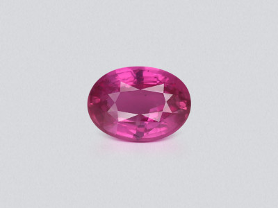 Unheated ruby oval cut 1,02 carats, Mozambique photo