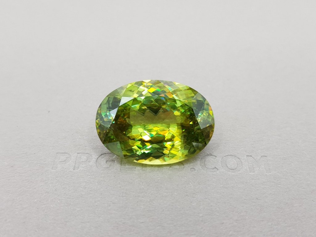Large olive green sphene, 23.10 ct Image №1
