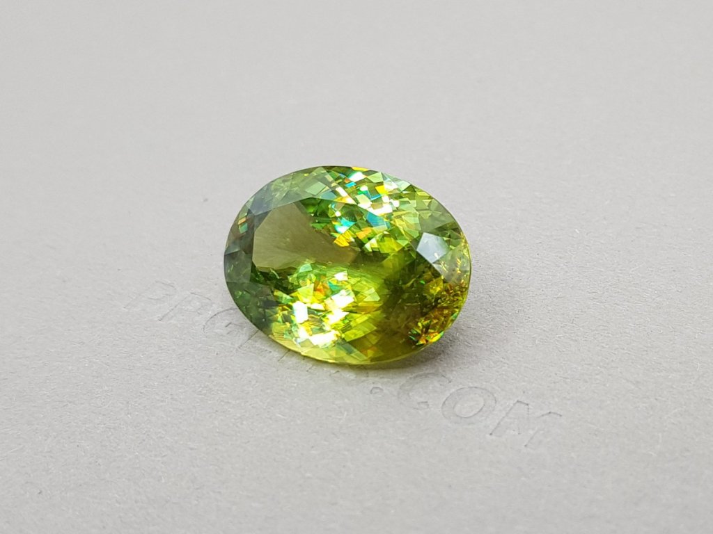 Large olive green sphene, 23.10 ct Image №3