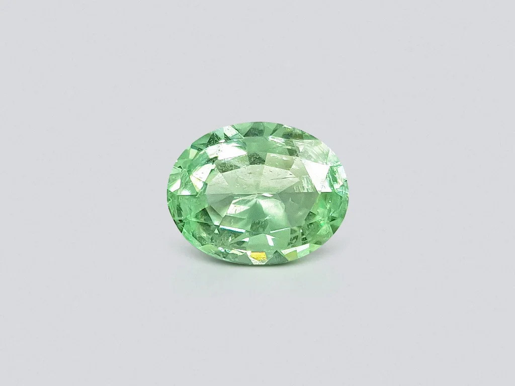 Greenish blue Paraiba tourmaline from Mozambique, oval cut 5.30 ct Image №1